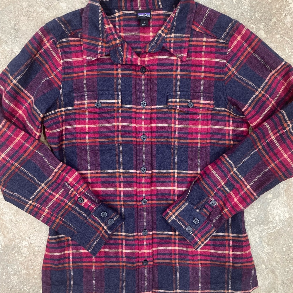 NWOT Patagonia Organic Cotton Fjord Flannel Button Down - Picture 2 of 6
